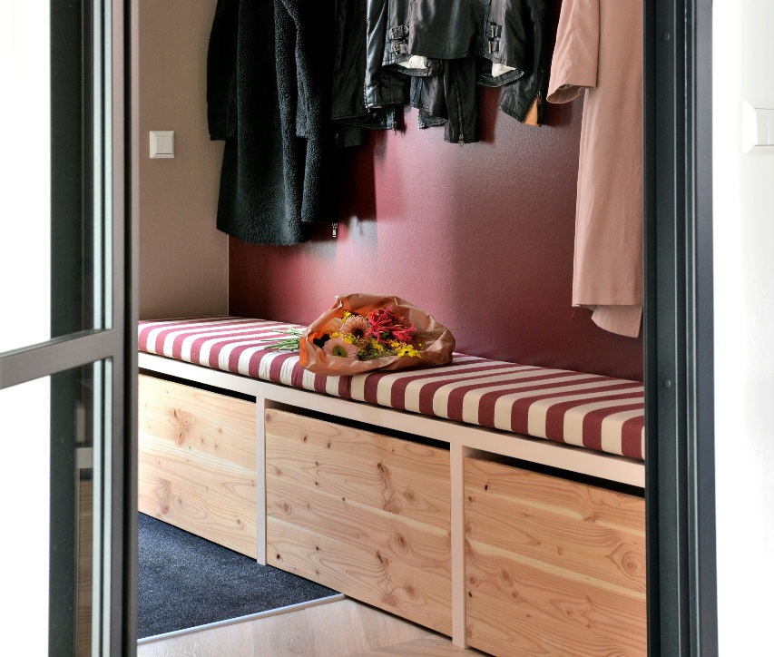 streepjes stof kussen