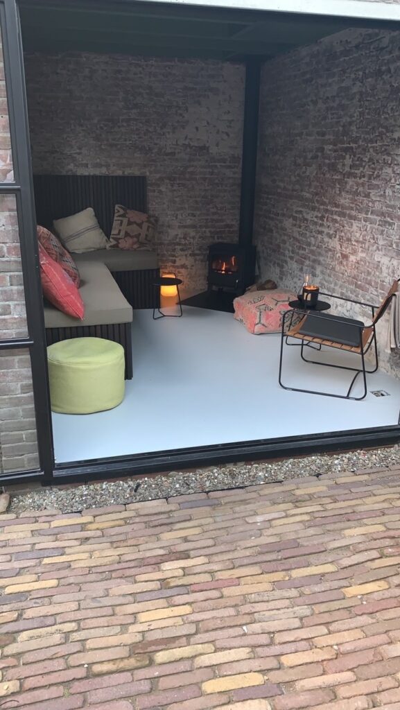 tuinhuisje kachel